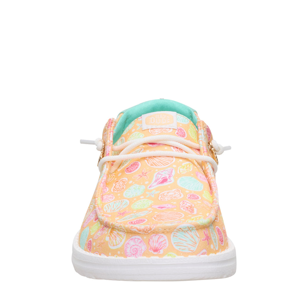 Women's Hey Dude Wendy Slip-On PEACH SEASHELLS 45691-85X