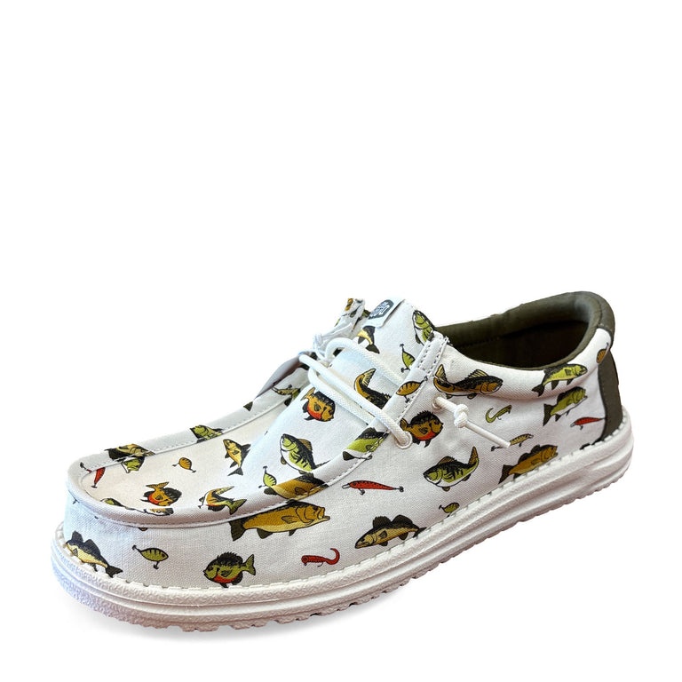 Men's Hey Dude, Wally Freshwater Fish Slip-On