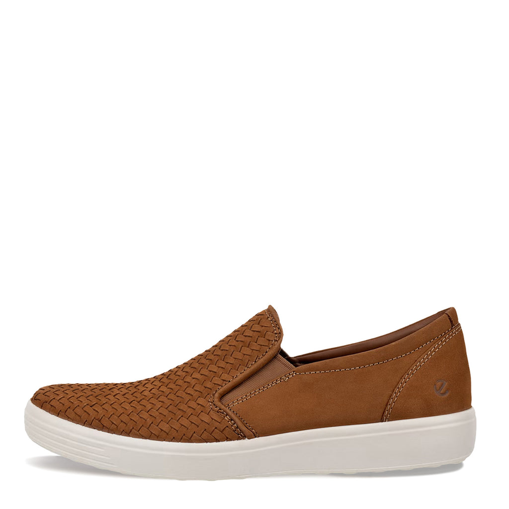 Men's Ecco Soft 7 Slip-On Sneaker CAMEL 470764-02034