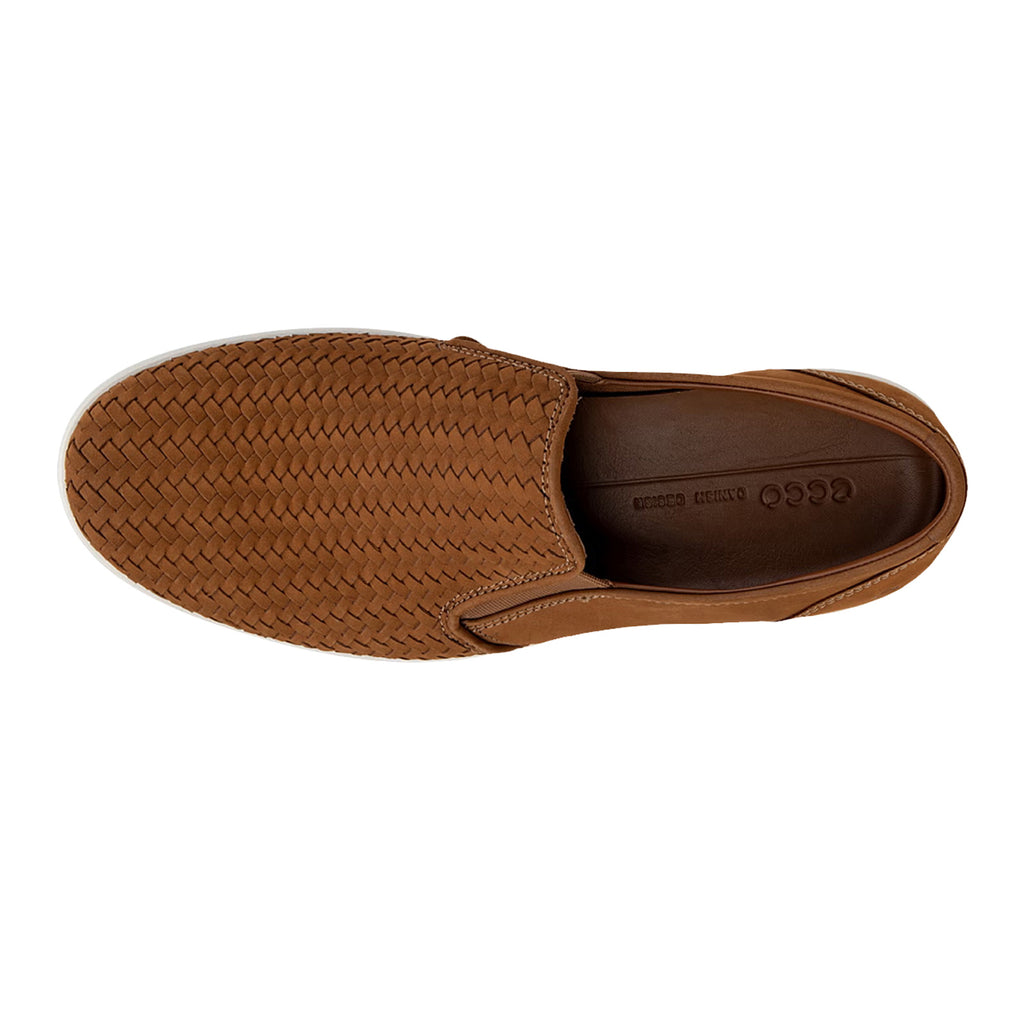 Men's Ecco Soft 7 Slip-On Sneaker CAMEL 470764-02034