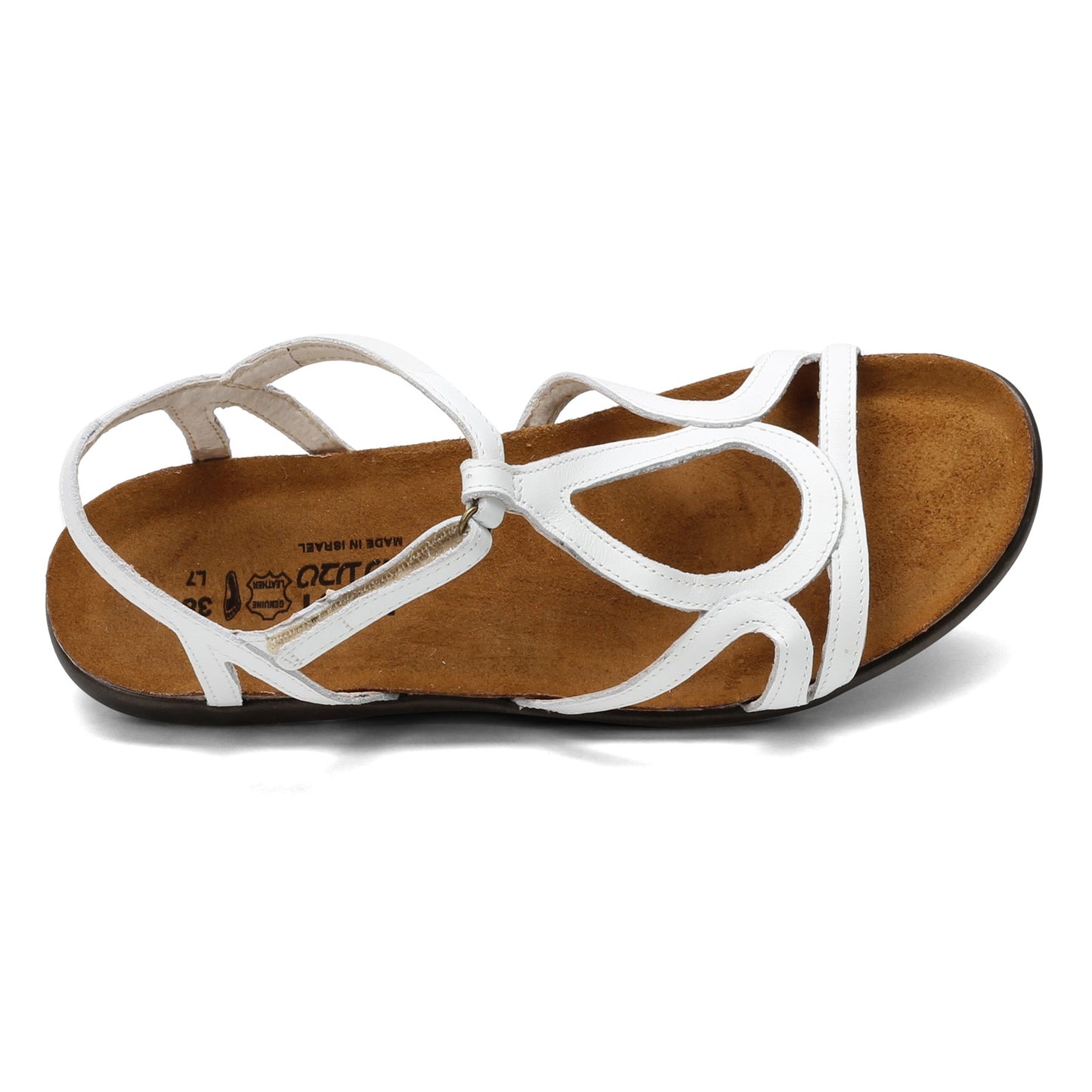 Peltz Shoes  Women's Naot Dorith Sandal White 4710-024