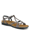 Peltz Shoes  Women's Naot Dorith Sandal SILVER DARK 4710-B33