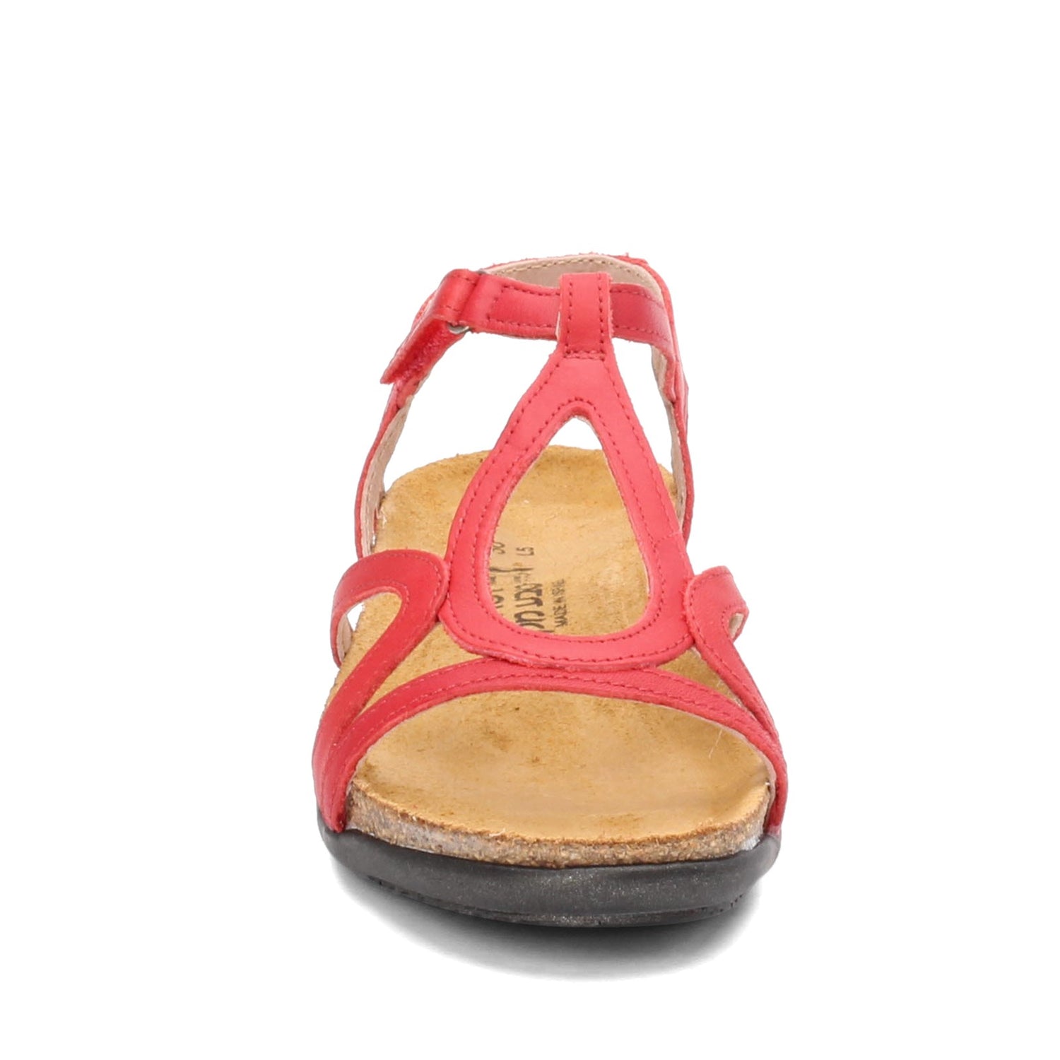 Peltz Shoes  Women's Naot Dorith Sandal Kiss Red Lthr 4710-C60