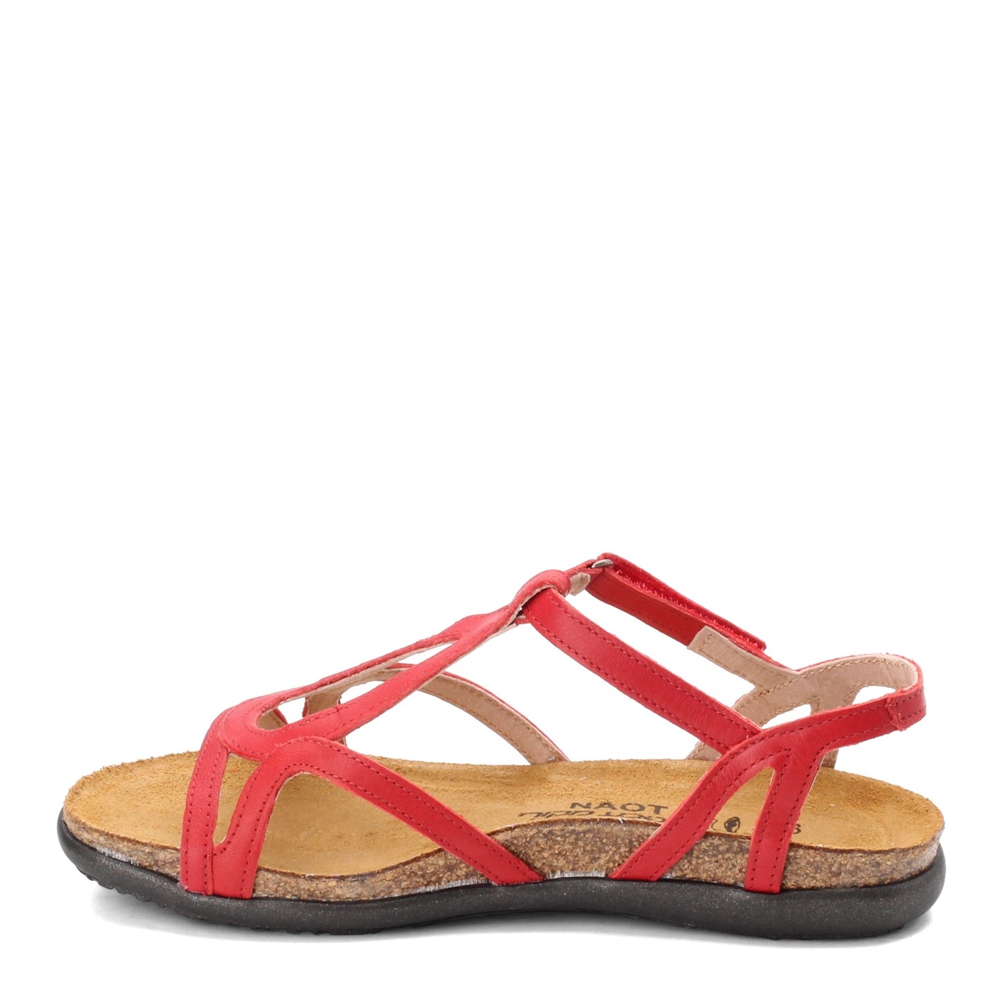 Peltz Shoes  Women's Naot Dorith Sandal Kiss Red Lthr 4710-C60