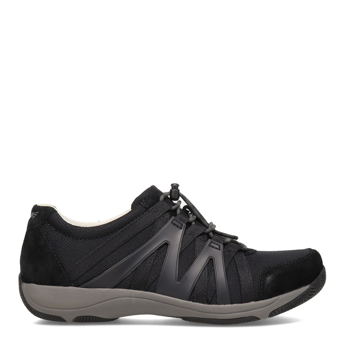 Peltz Shoes  Women's Dansko Henriette Sneaker - Wide Width Black/Grey 4862-360295