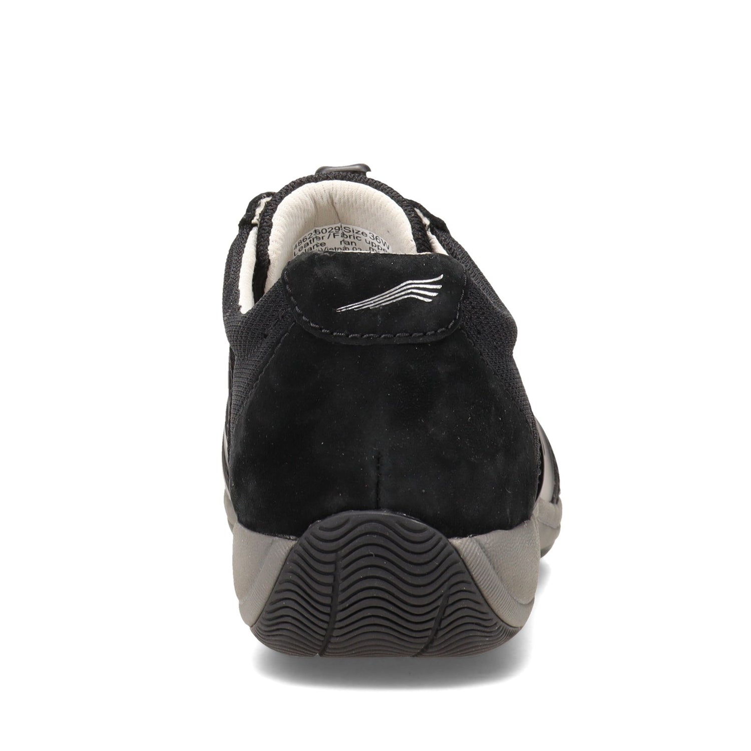 Peltz Shoes  Women's Dansko Henriette Sneaker - Wide Width Black/Grey 4862-360295