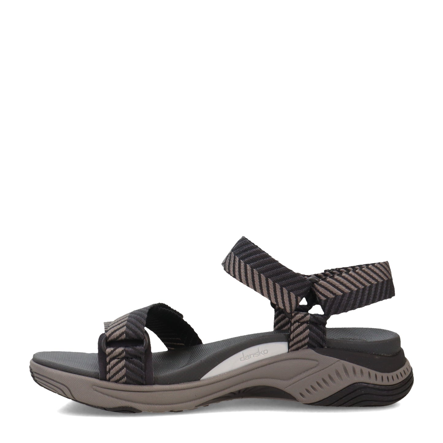 Peltz Shoes  Women's Dansko Racquel Sandal Black Herringbone 4915-360200