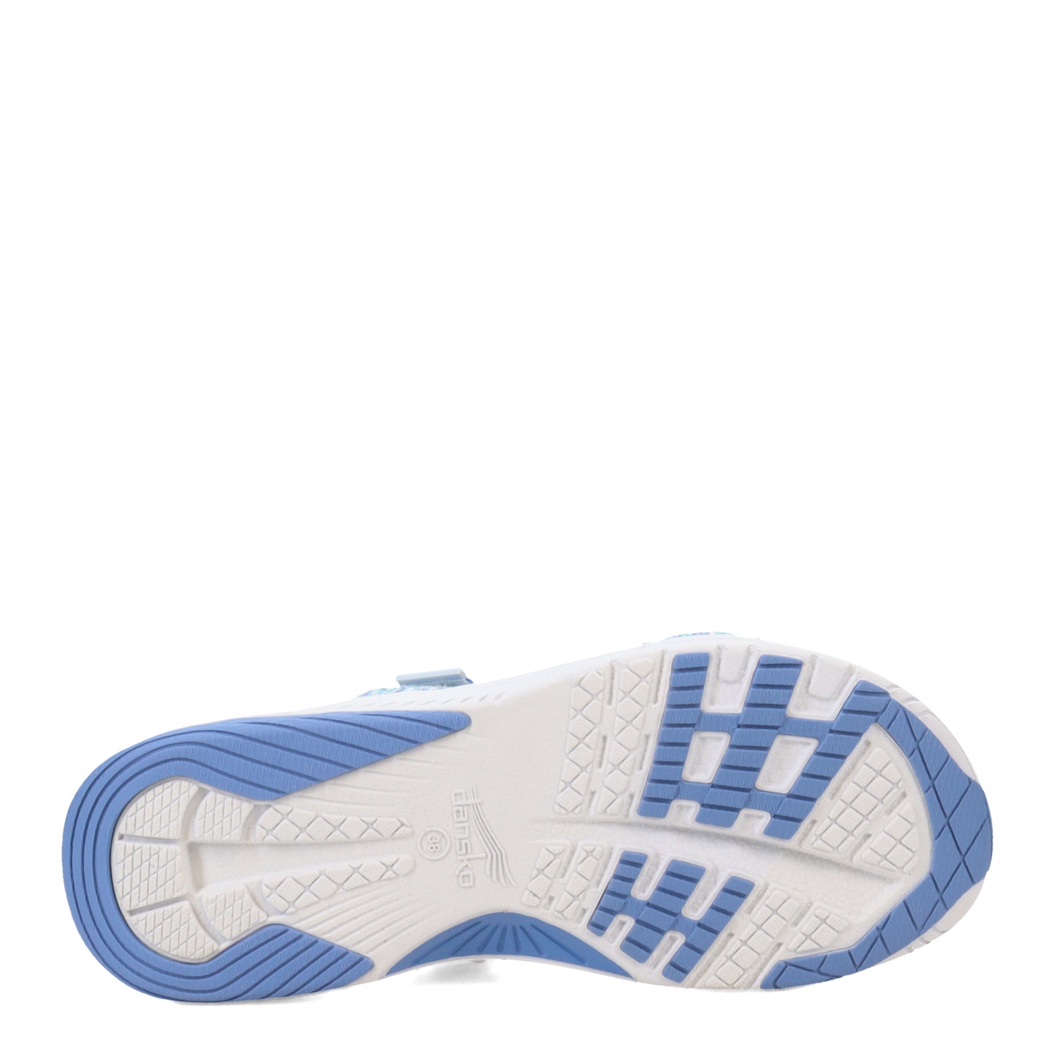 Peltz Shoes  Women's Dansko Rosette Sandal Blue 4916-545400