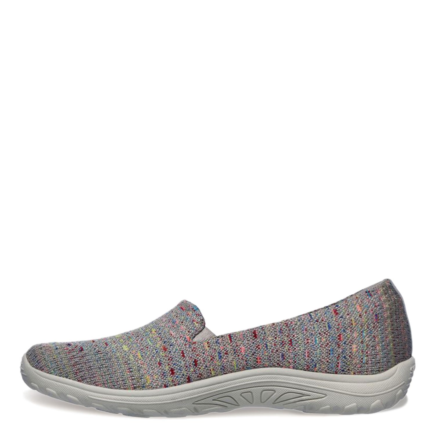 Peltz Shoes  Women's Skechers Relaxed Fit: Reggae Fest - Wicker Slip-On TAUPE 49291-TPE