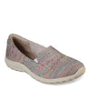 Peltz Shoes  Women's Skechers Relaxed Fit: Reggae Fest - Wicker Slip-On - Wide Width TAUPE 49291W-TPE