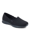 Peltz Shoes  Women's Skechers Seager Stat Slip-On BLACK 49481-BBK