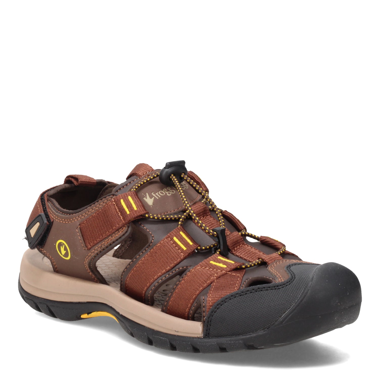 Peltz Shoes  Men's Frogg Toggs River Sandal BROWN 4RS011-304