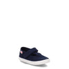 Peltz Shoes  Girl's Cienta T-Strap Sneaker - Toddler & Little Kid NAVY 50000.77