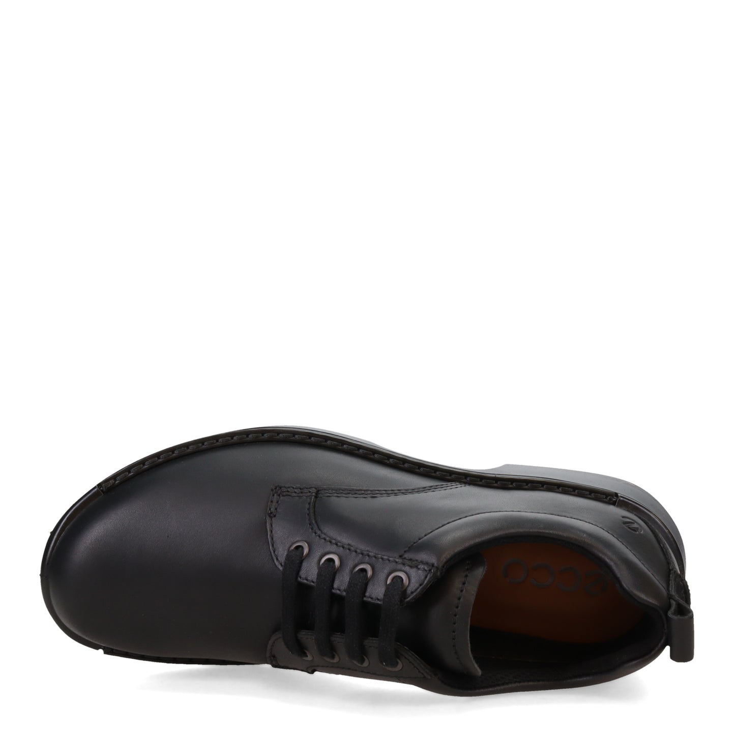 Peltz Shoes  Men's Ecco Fusion Plain Toe Oxford Black 500404-01001