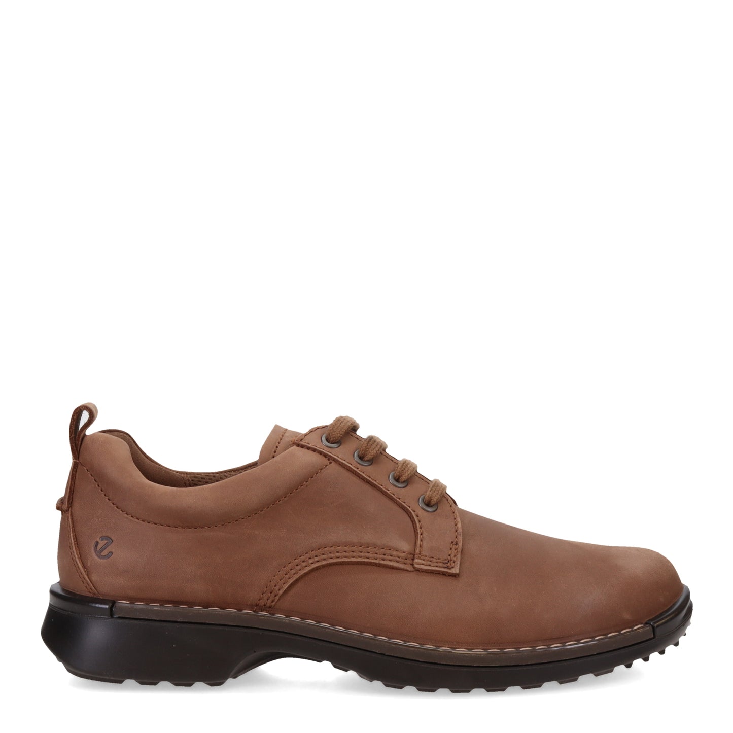 Peltz Shoes  Men's Ecco Fusion Plain Toe Oxford Cocoa Brown 500404-02482