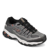 Peltz Shoes  Men's Skechers After Burn - Memory Fit Sneaker Charcoal/Gray 50125-CCGY