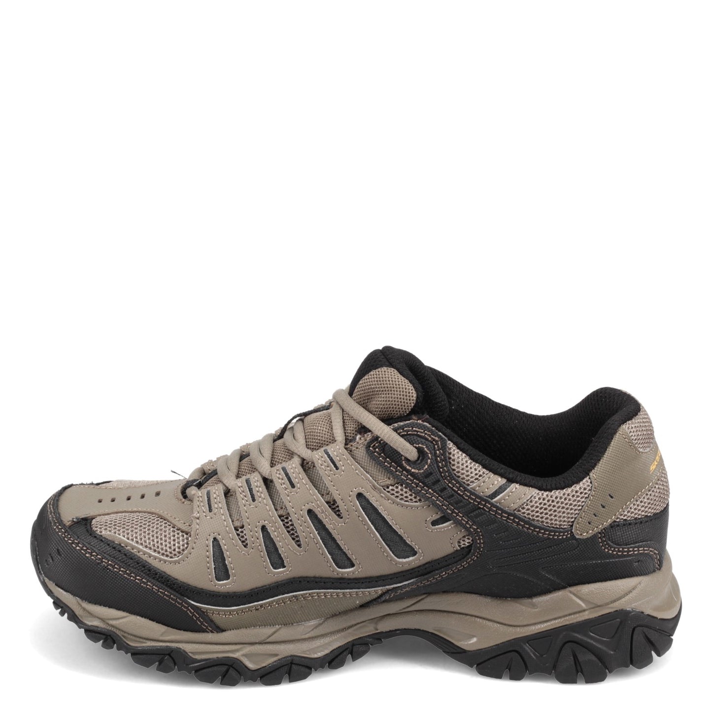 Peltz Shoes  Men's Skechers After Burn - Memory Fit Training Sneaker - Wide Width Pebble/Black 50125EWW-PBBK