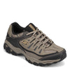 Peltz Shoes  Men's Skechers After Burn - Memory Fit Sneaker Pebble/Black 50125-PBBK