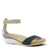 Peltz Shoes  Women's Naot Pixie Sandal BLACK MULTI 5016-NLI