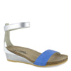 Peltz Shoes  Women's Naot Pixie Sandal Sapphire Blue 5016-PZE