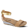 Peltz Shoes  Women's Naot Pixie Sandal GOLD 5016-W5B