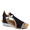 Peltz Shoes  Women's Naot Fiona Sandal BLACK 5042-NIY