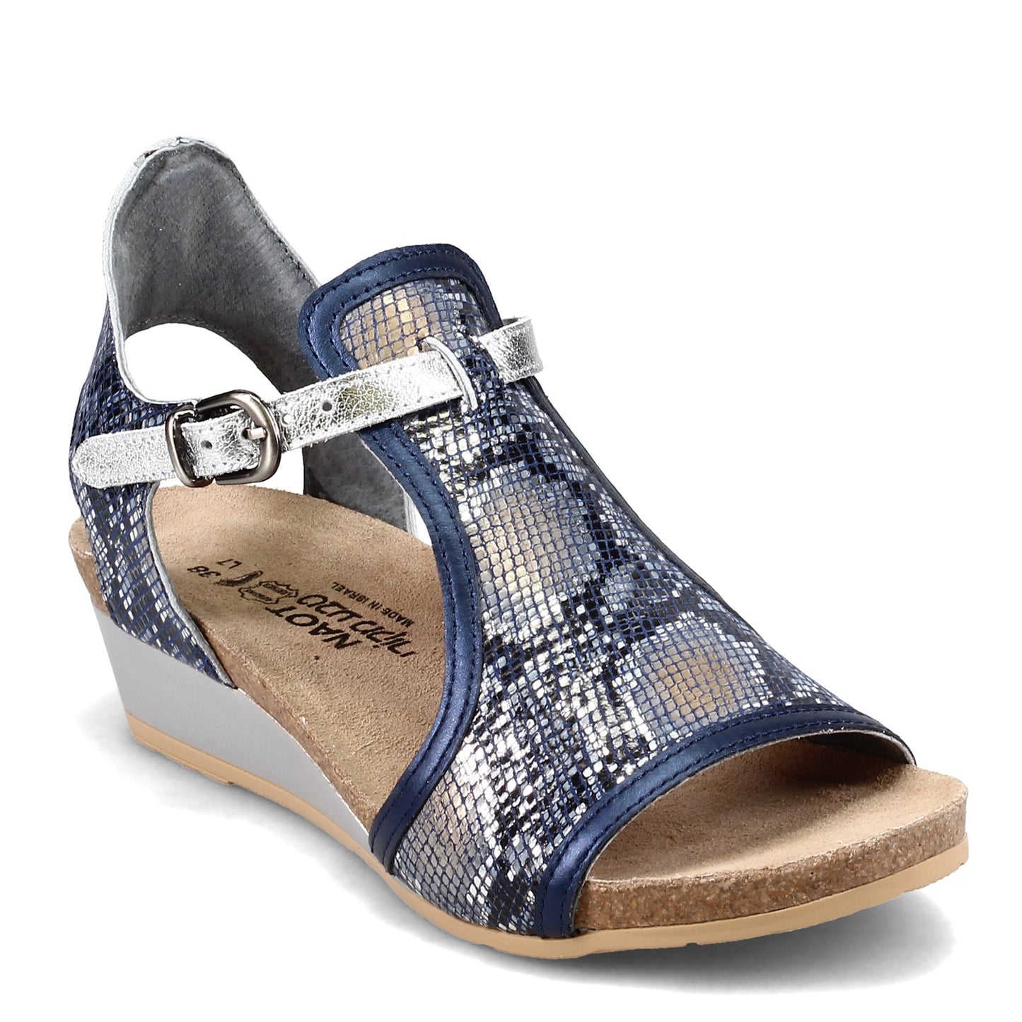 Peltz Shoes  Women's Naot Fiona Sandal Navy 5042-PEH
