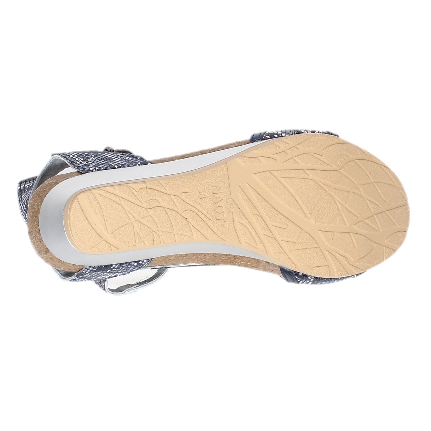 Peltz Shoes  Women's Naot Fiona Sandal Navy 5042-PEH