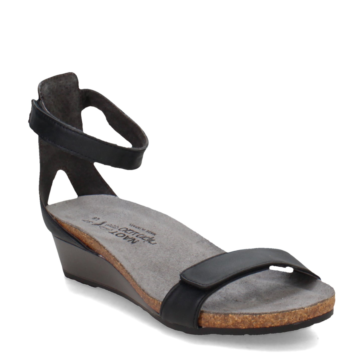 Peltz Shoes  Women's Naot Mermaid Sandal BLACK 5044-B08