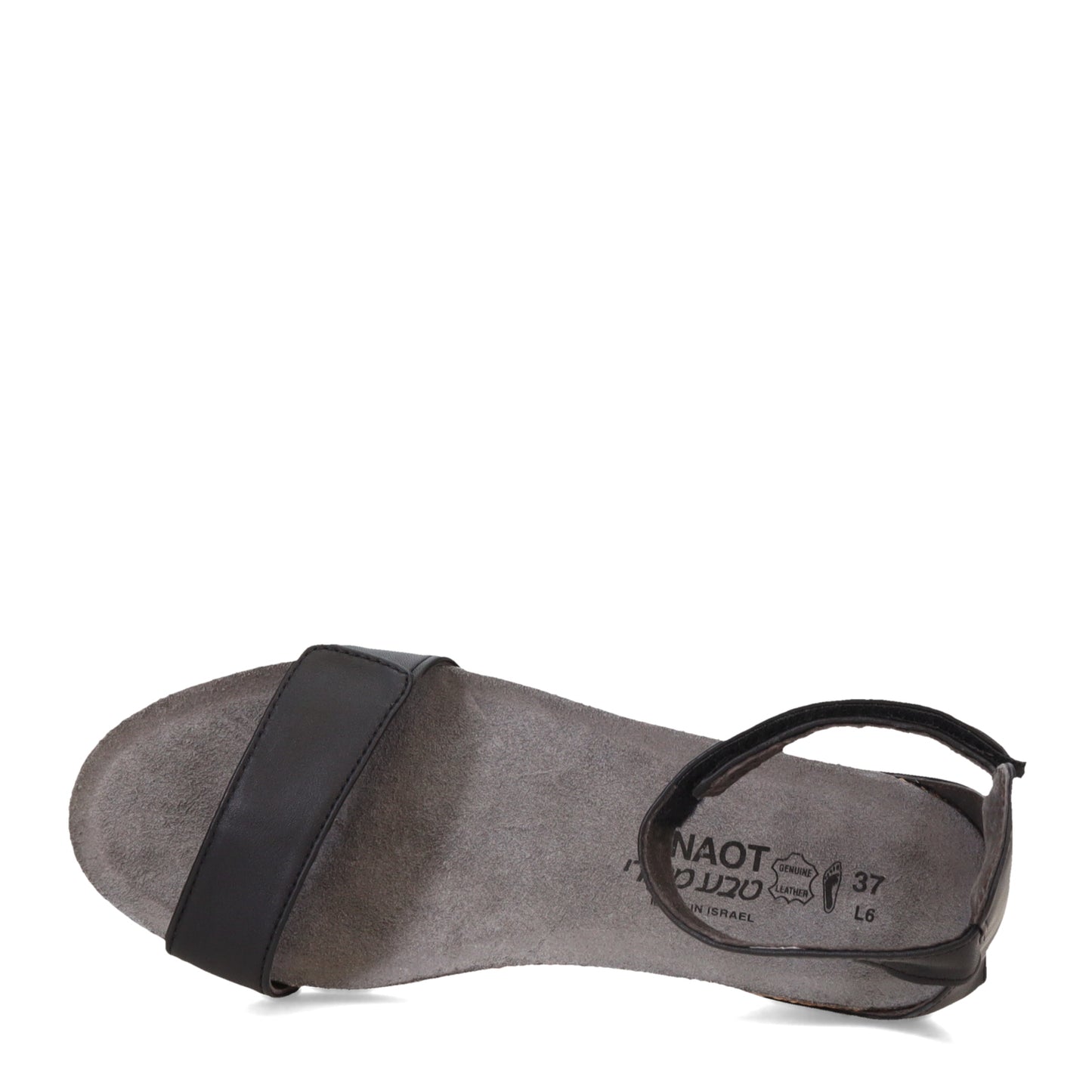 Peltz Shoes  Women's Naot Mermaid Sandal BLACK 5044-B08