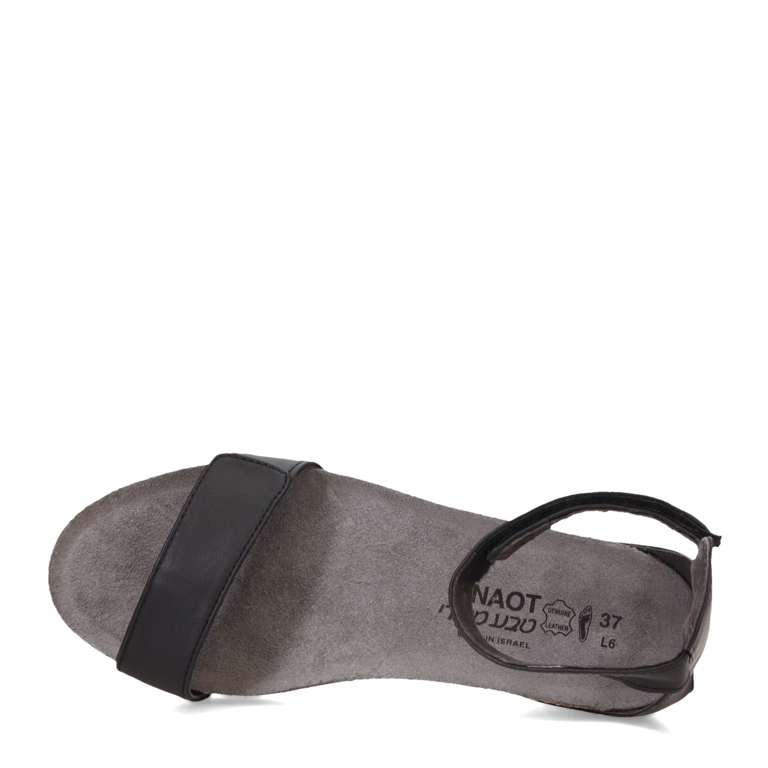Peltz Shoes  Women's Naot Mermaid Sandal BLACK 5044-B08