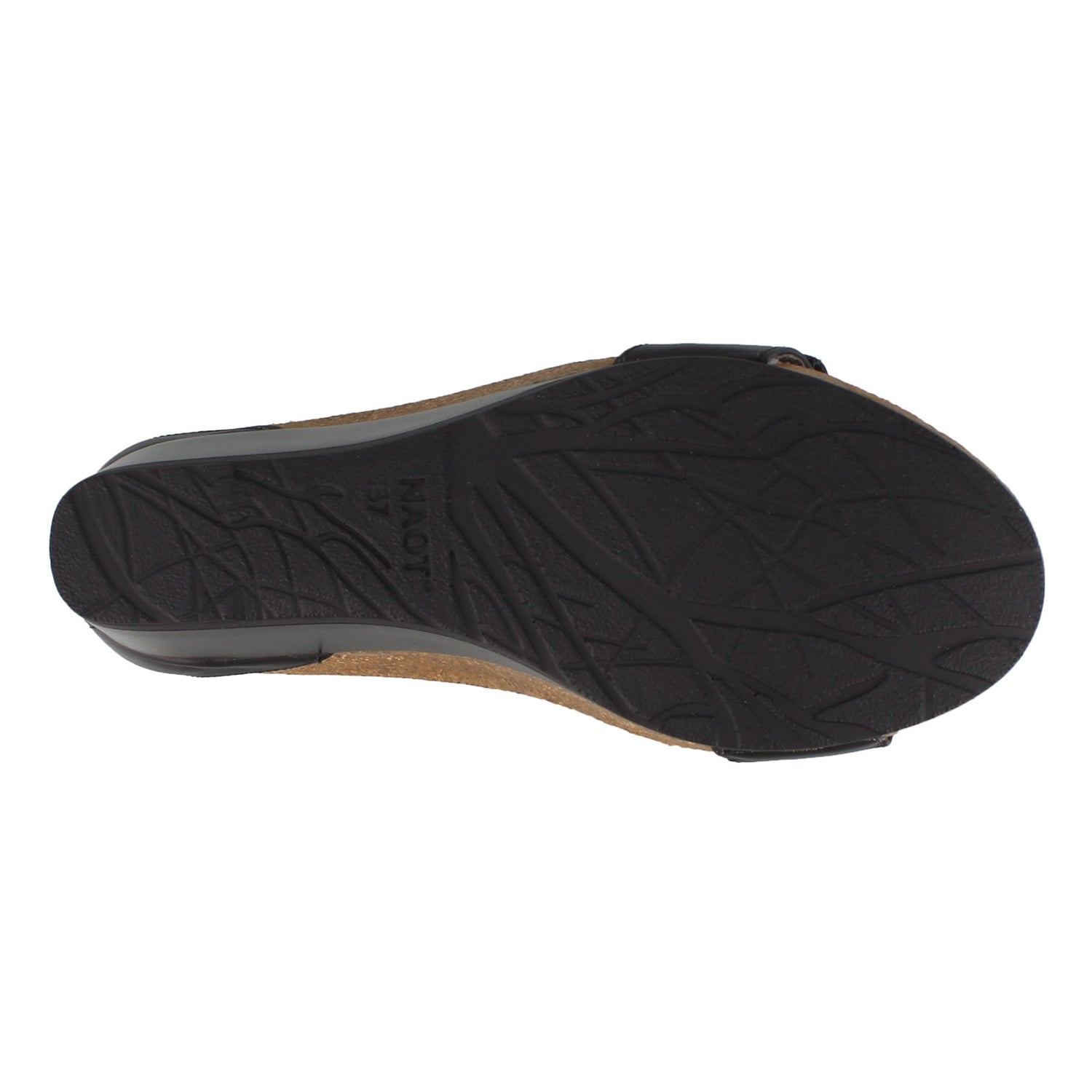 Peltz Shoes  Women's Naot Mermaid Sandal BLACK 5044-B08