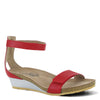 Peltz Shoes  Women's Naot Mermaid Sandal RED 5044-C60