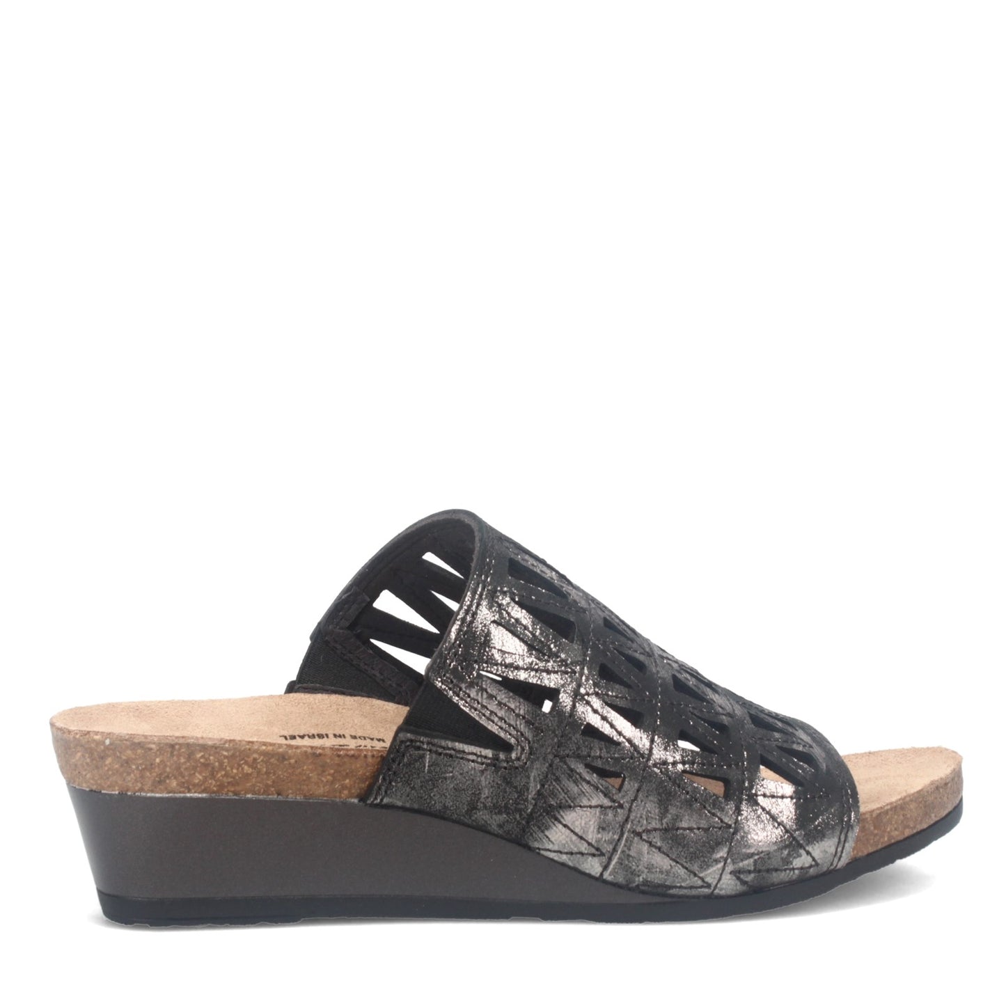 Peltz Shoes  Women's Naot Crown Sandal BLACK 5048-BAB