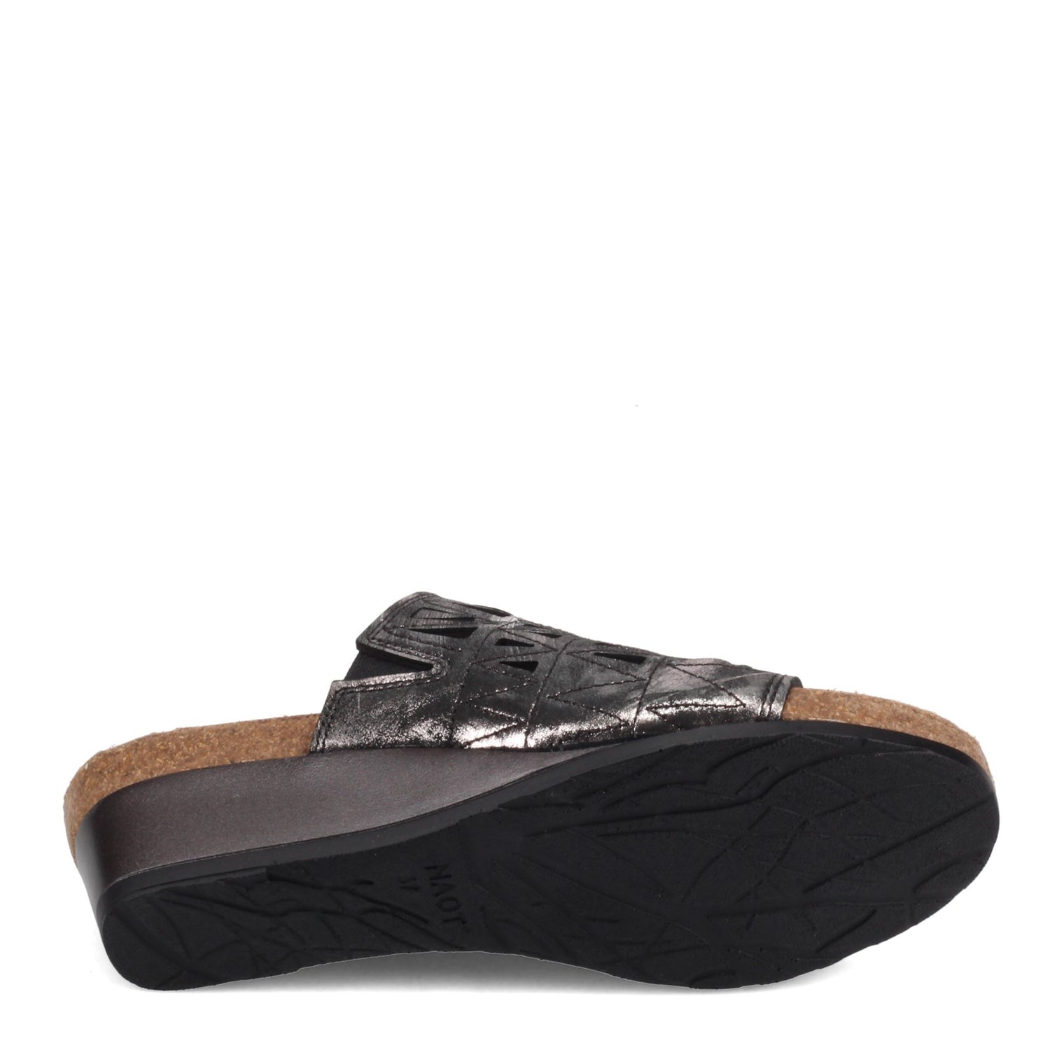 Peltz Shoes  Women's Naot Crown Sandal BLACK 5048-BAB