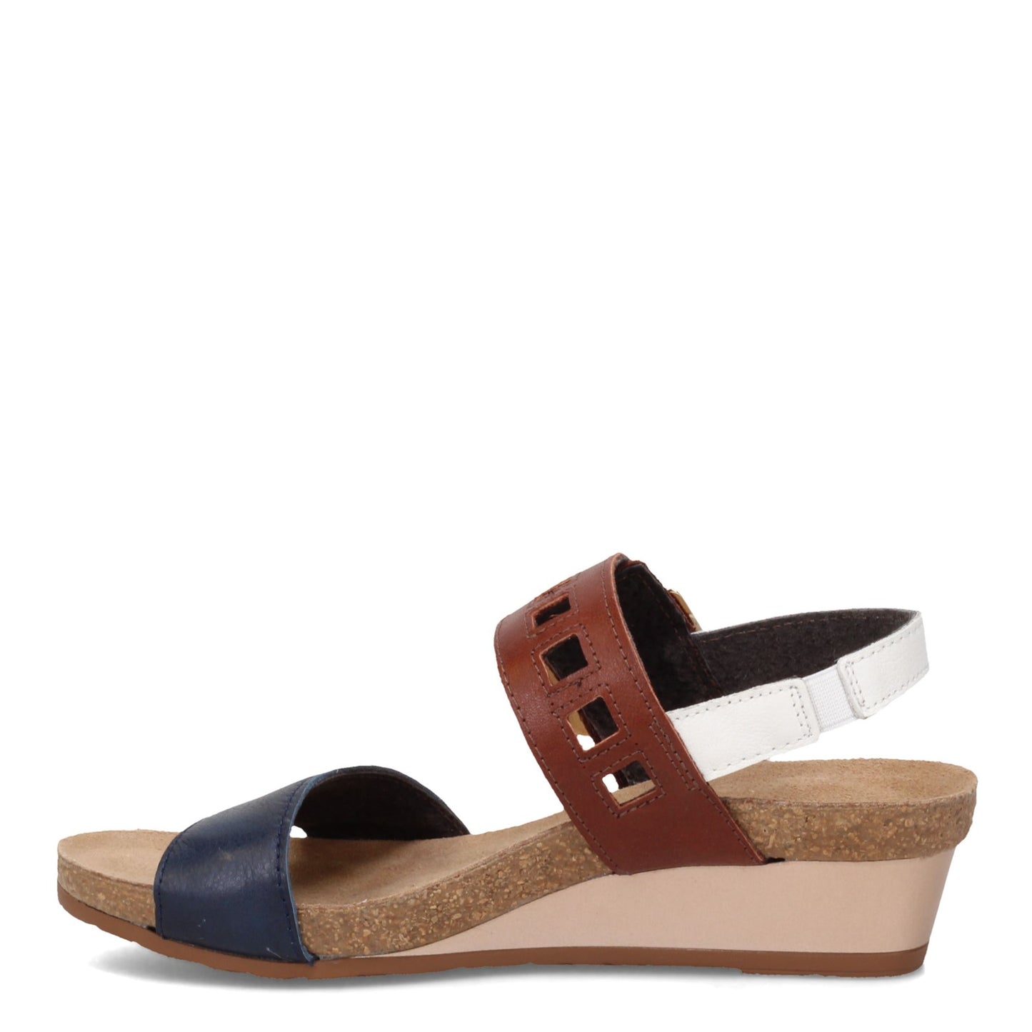 Peltz Shoes  Women's Naot Dynasty Sandal Blue / Tan 5052-PFG