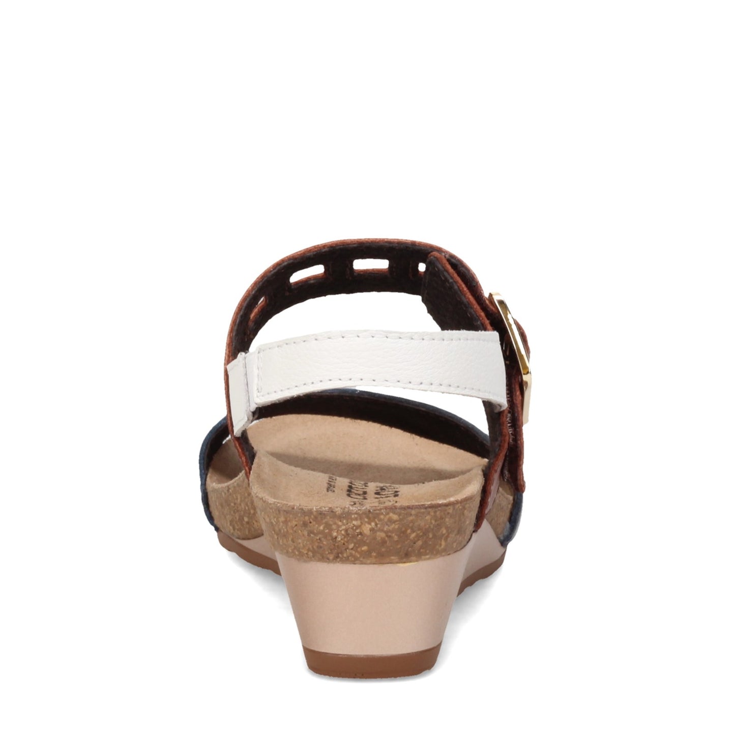 Peltz Shoes  Women's Naot Dynasty Sandal Blue / Tan 5052-PFG