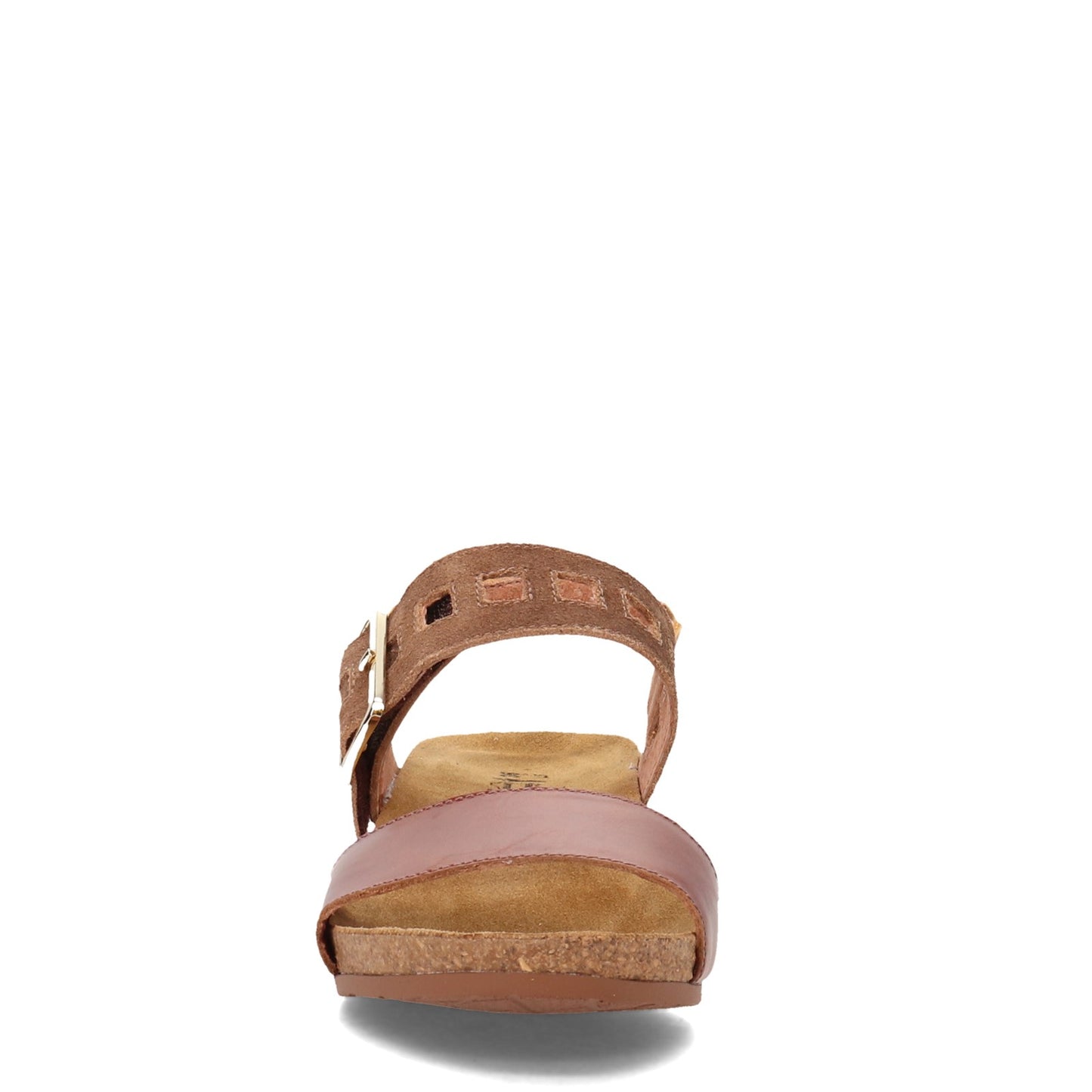 Peltz Shoes  Women's Naot Dynasty Sandal BROWN MARIGOLD 5052-SLW