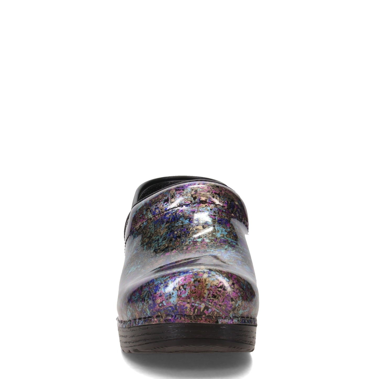 Peltz Shoes  Women's Dansko Professional Clog Purple/Blue/Gold Metallic 506-520202