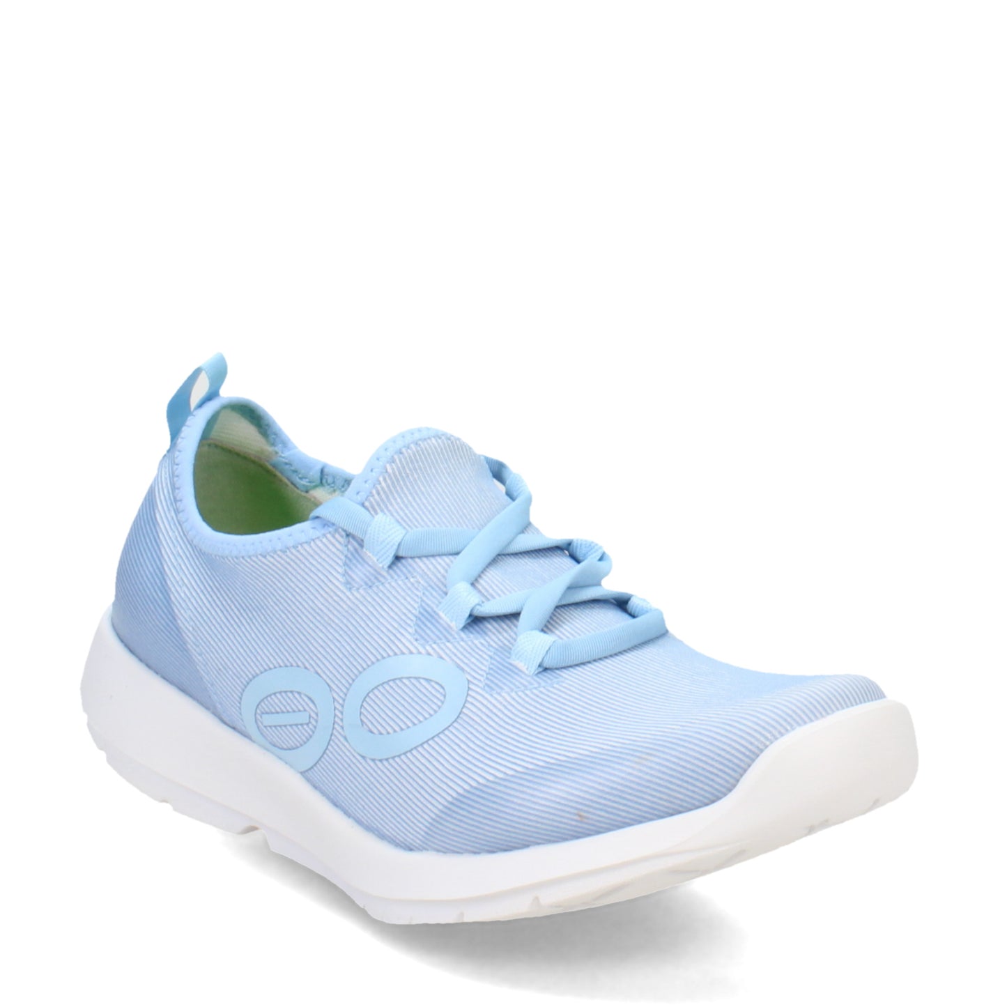 Peltz Shoes  Women's Oofos OOmg Sport LS Sneaker Carolina Blue 5076-CAROLINA