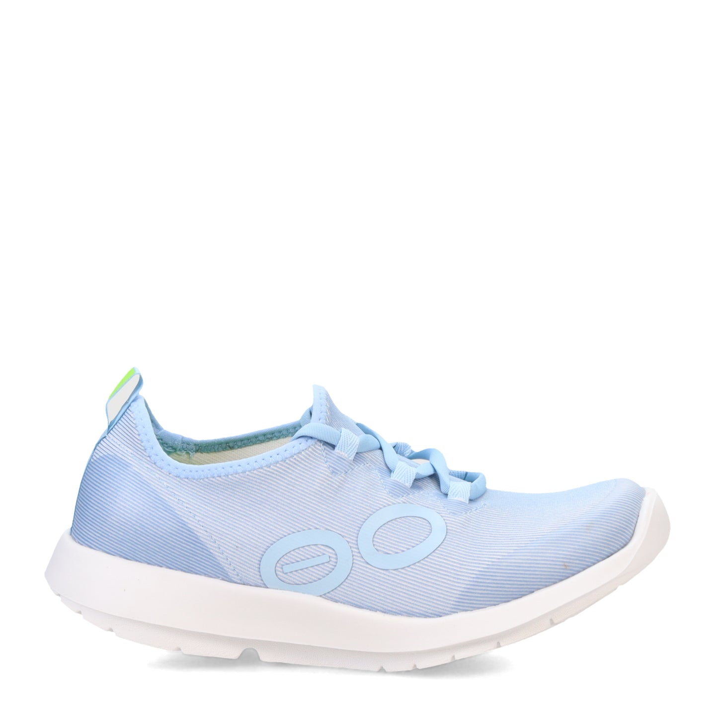 Peltz Shoes  Women's Oofos OOmg Sport LS Sneaker Carolina Blue 5076-CAROLINA