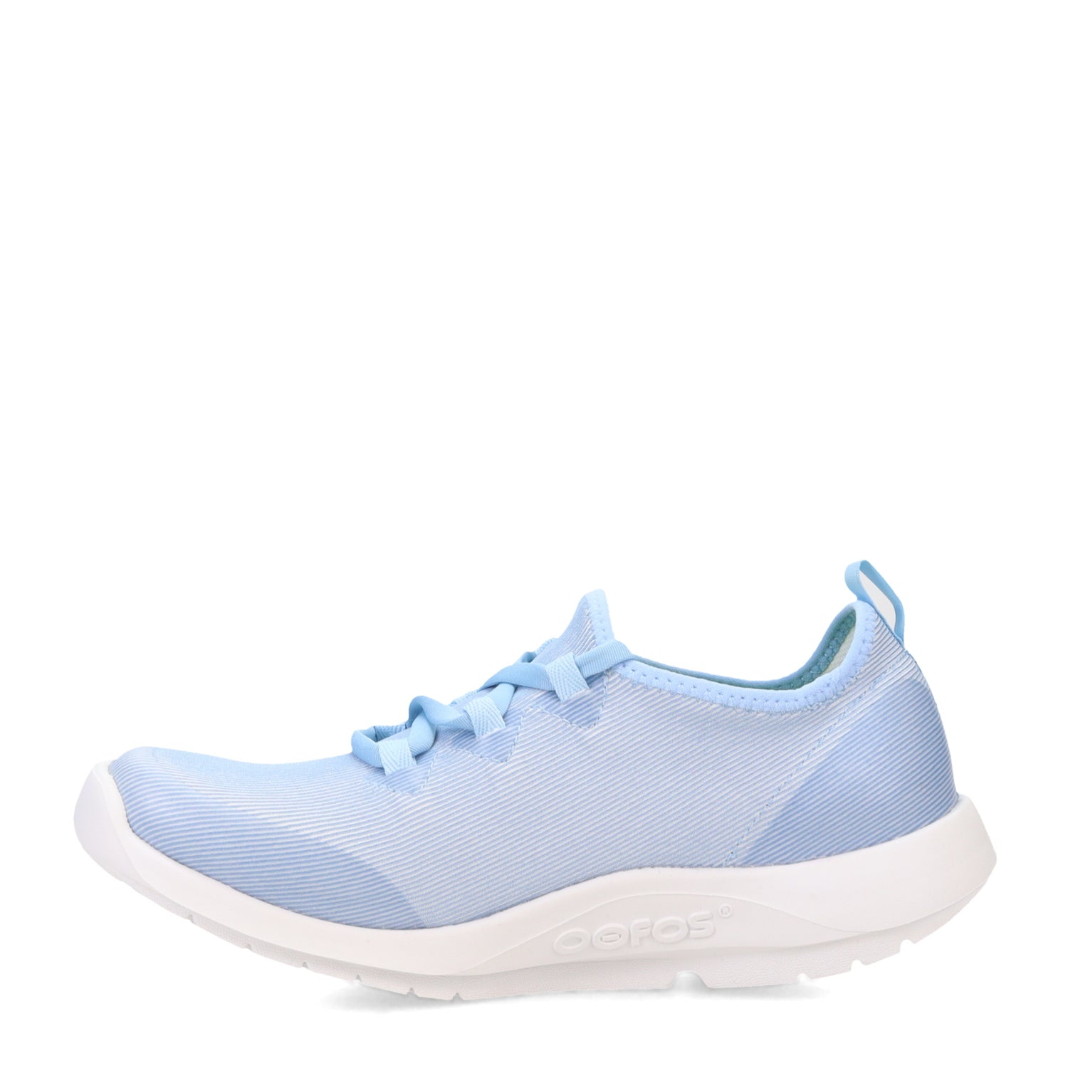 Peltz Shoes  Women's Oofos OOmg Sport LS Sneaker Carolina Blue 5076-CAROLINA