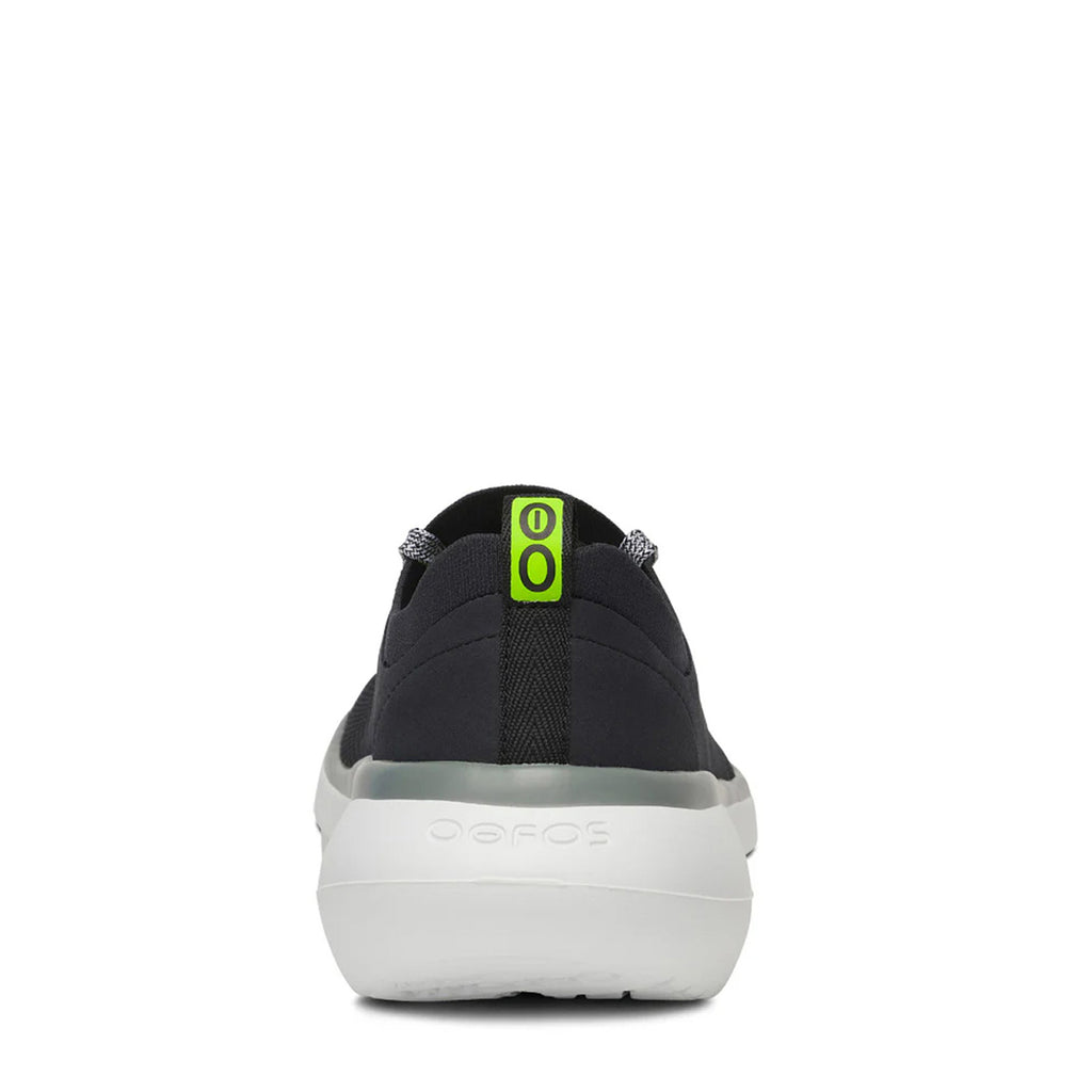 [POS] Women's OOfos OOmy Stride Sneaker BLACK  WHITE 5077-WHITEBLACK-POS