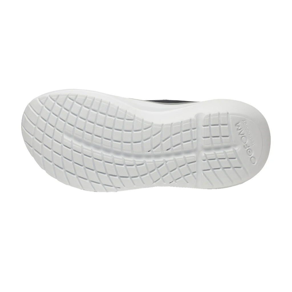 [POS] Women's OOfos OOmy Stride Sneaker BLACK  WHITE 5077-WHITEBLACK-POS