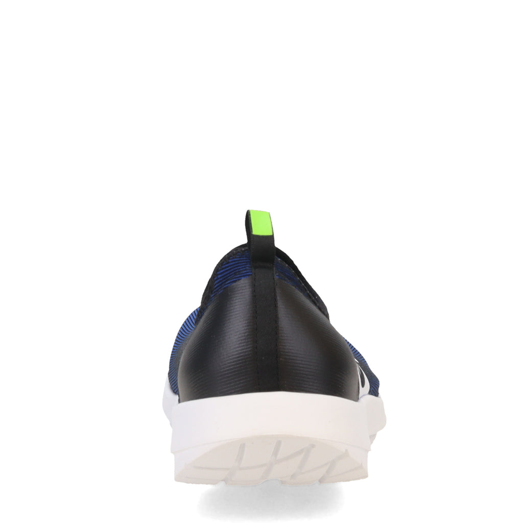 [POS] Men's Oofos OOmg Sport Slip-On Recovery Shoe NAVY WHITE SOLE 5085-WHTNVY-POS