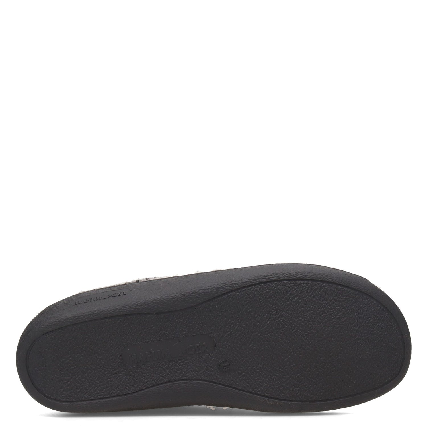 Peltz Shoes  Unisex Haflinger AT Wool Hard Sole Slipper GREY 512003-4
