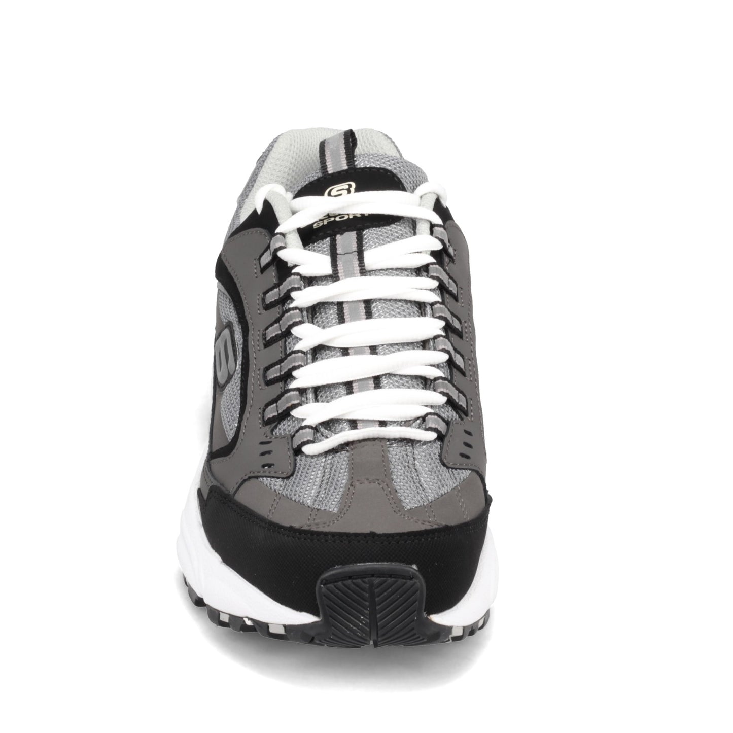 Peltz Shoes  Men's Skechers Stamina - Cutback Sneaker - Wide Width CHARCOAL 51286EW-CCBK