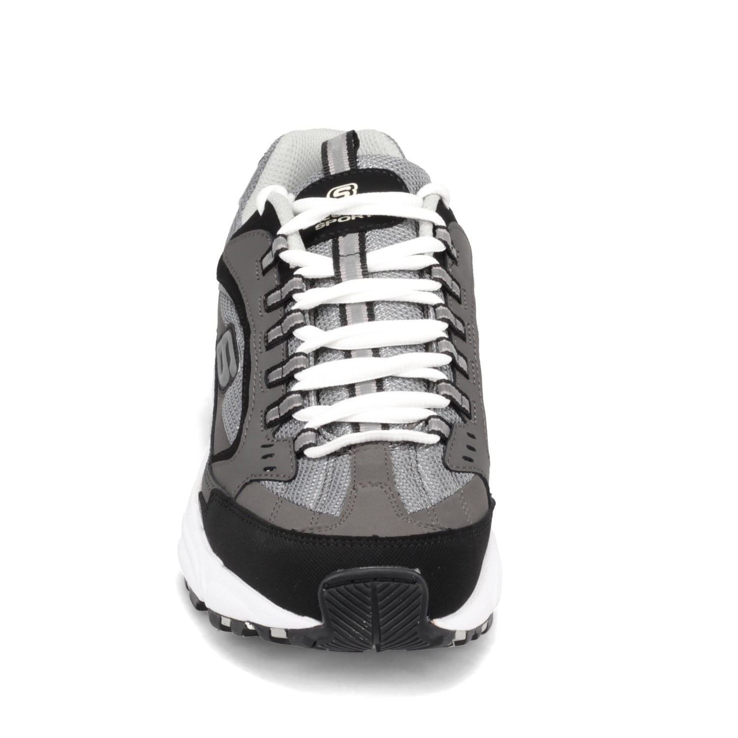 Peltz Shoes  Men's Skechers Stamina - Cutback Sneaker - Wide Width CHARCOAL 51286EW-CCBK