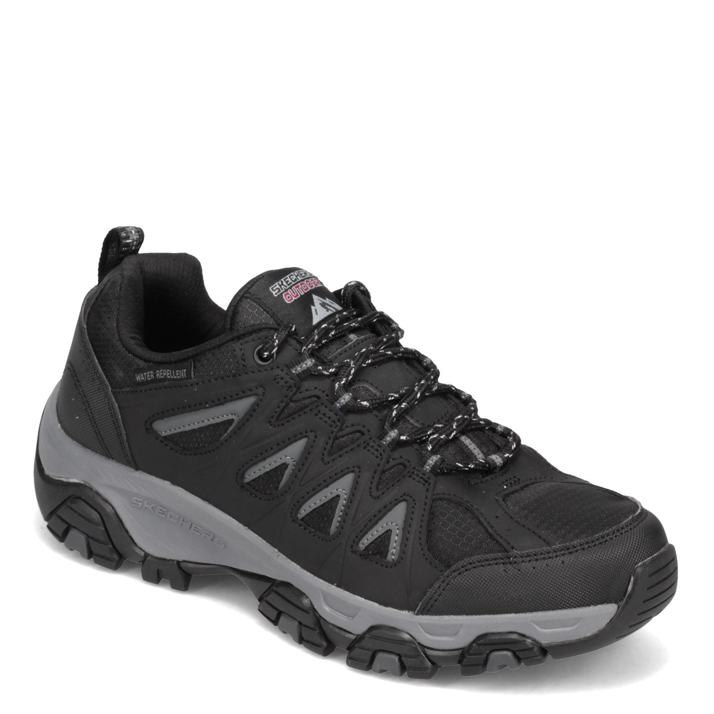 Peltz Shoes  Men's Skechers Terrabite Hiking Shoe - Wide Width Black/Charcoal 51844W-BKCC