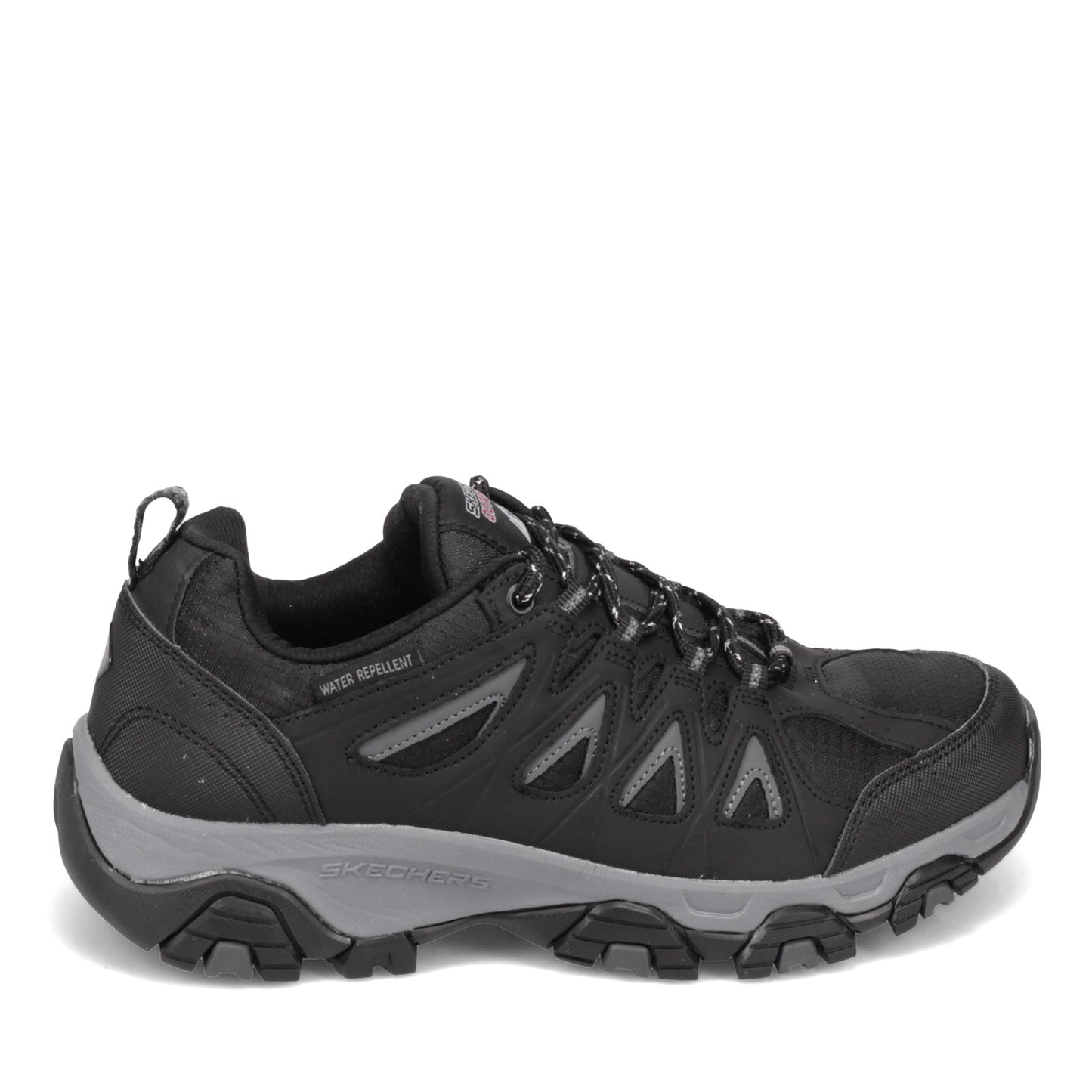Peltz Shoes  Men's Skechers Terrabite Hiking Shoe - Wide Width Black/Charcoal 51844W-BKCC
